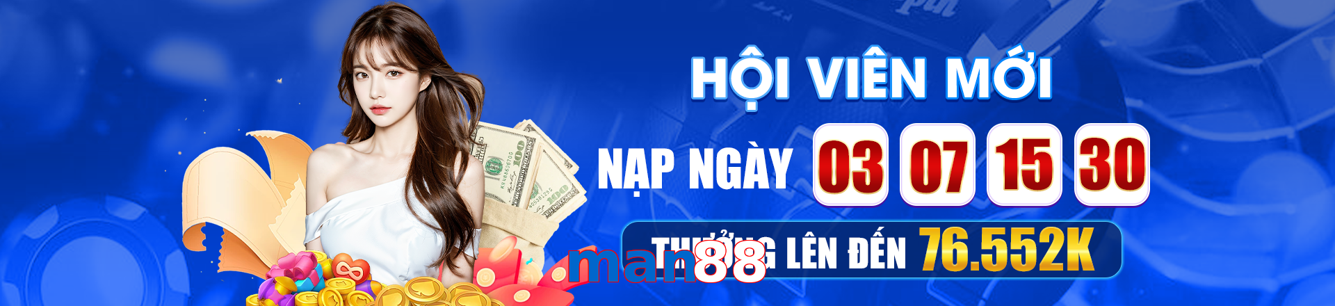 Trò chơi Slot được yêu thích tại man88